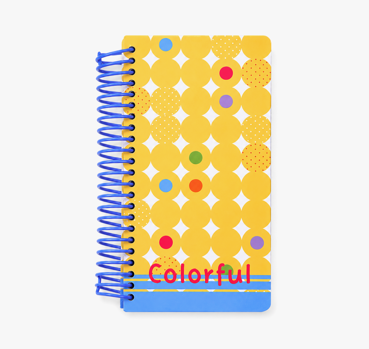 "Polka Dot Series" Soft Spiral Notebook by inrik - color option view for journaling notebook | Lumiyear
