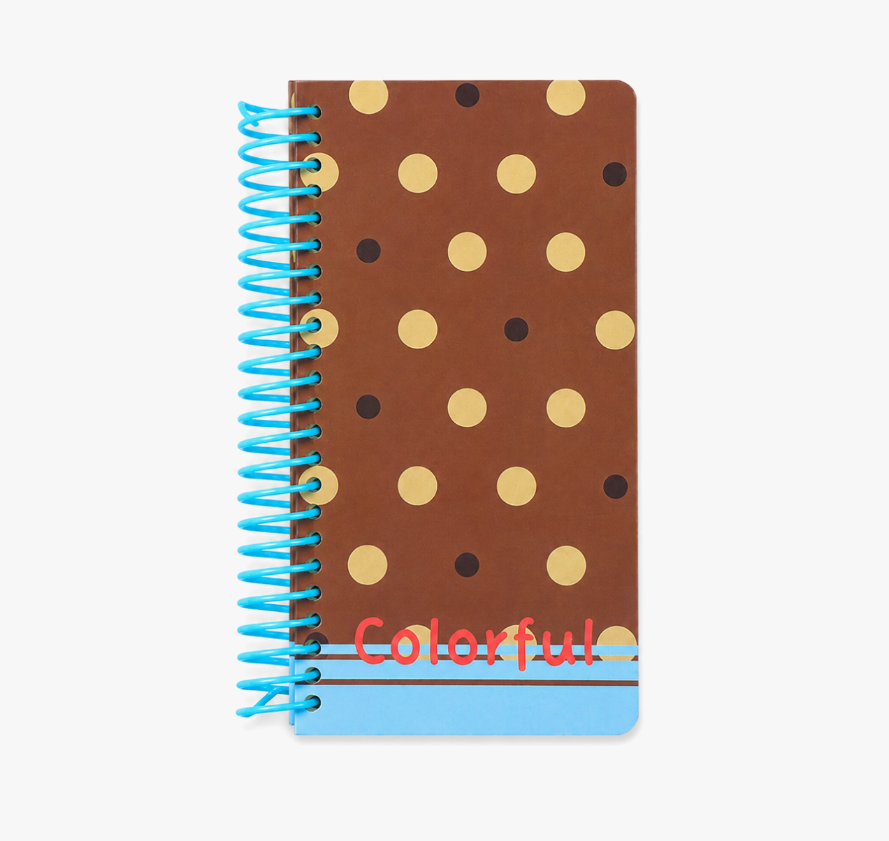 "Polka Dot Series" Soft Spiral Notebook by inrik - color option view for journaling notebook | Lumiyear