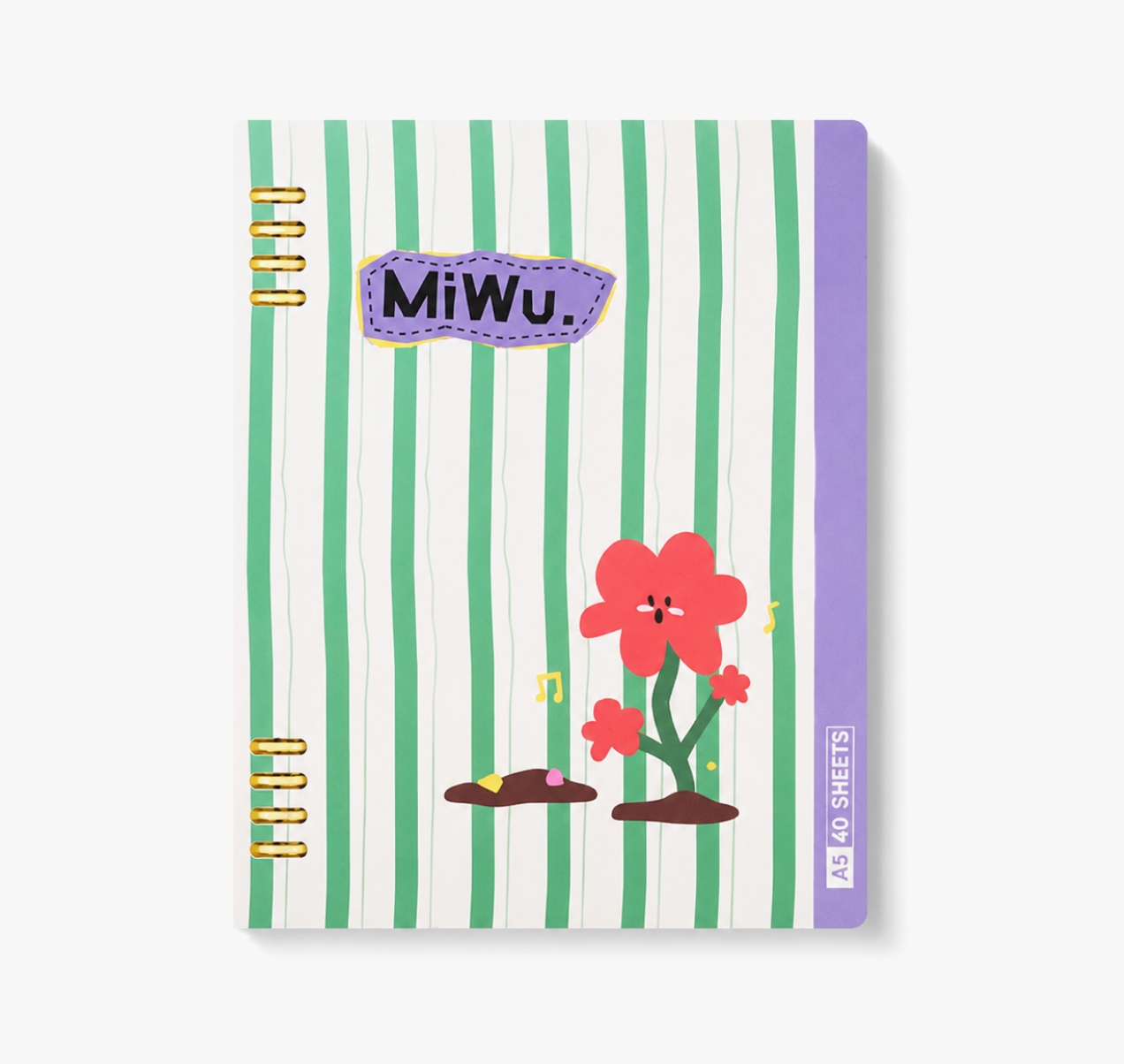 "Color Art" A5 Flexible Loose-Leaf Notebook by ledai - color option view for journaling notebook | Lumiyear