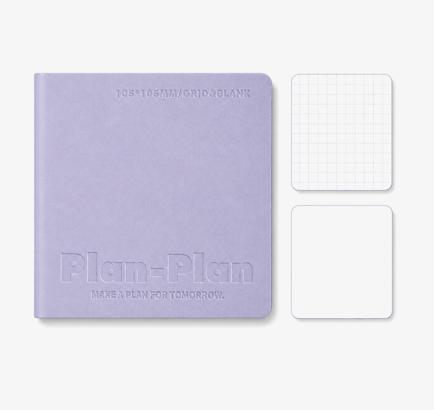 CUBE Series Softcover Square Notebook by Planwith - color option view for journaling notebook | Lumiyear