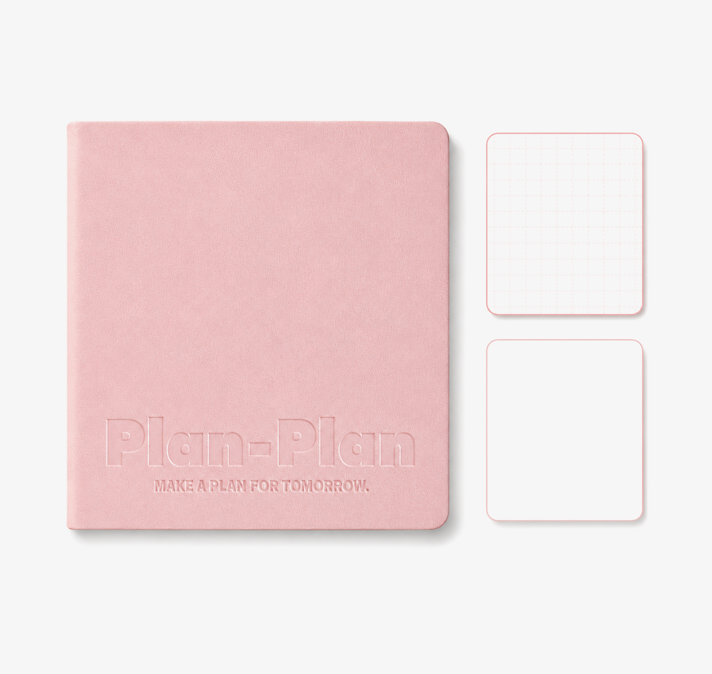 CUBE Series Softcover Square Notebook by Planwith - color option view for journaling notebook | Lumiyear