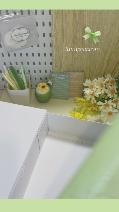Green Stationery Set | Botanical Forest Journal Gift Box