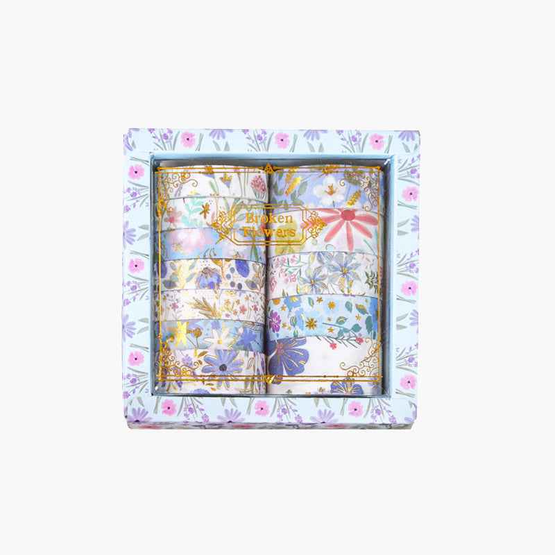 Premium Gold-Foiled Washi Tape Gift Set - color option view for stationery gift set | Lumiyear