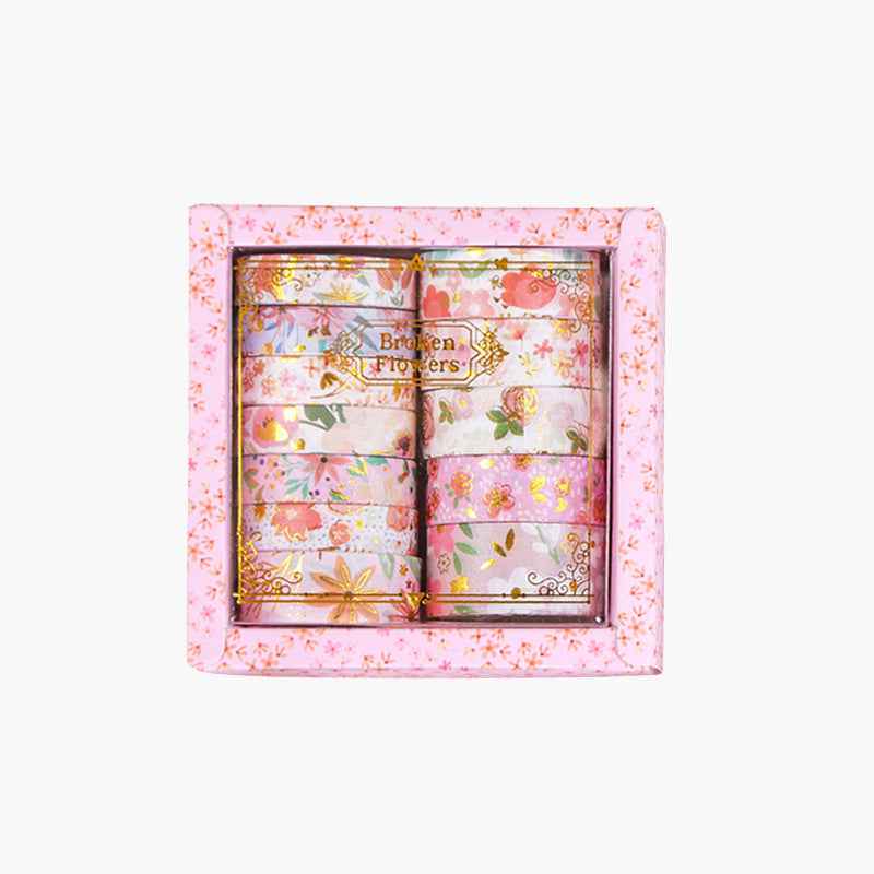 Premium Gold-Foiled Washi Tape Gift Set - color option view for stationery gift set | Lumiyear